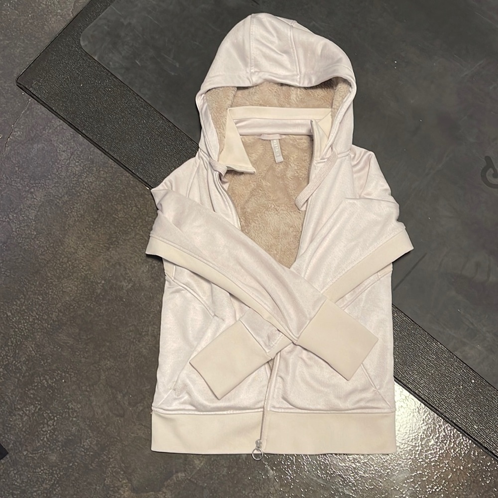 Athleta Sherpa lined sweater - size medium
